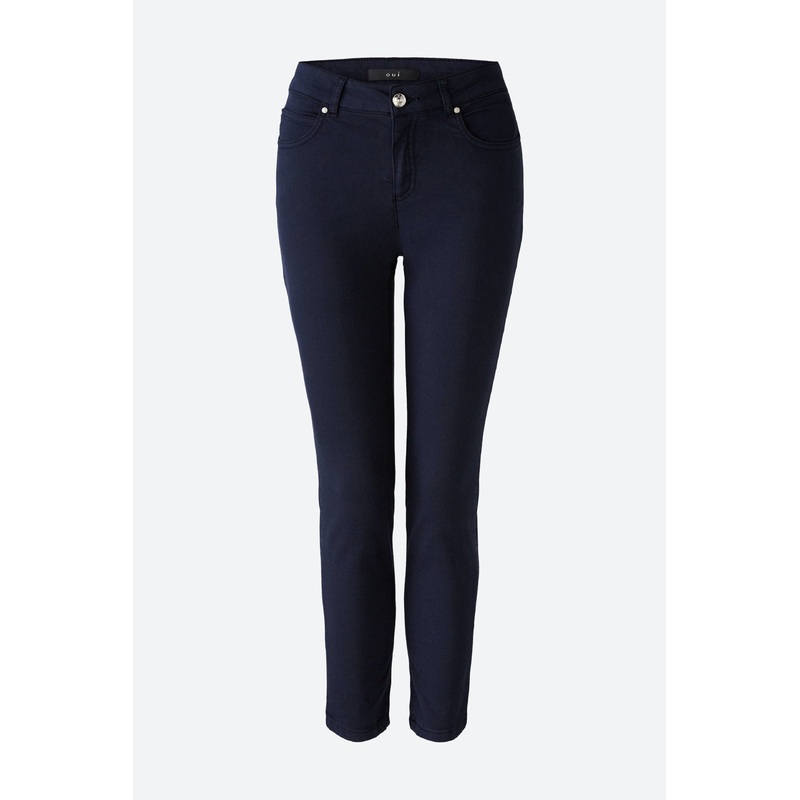 Slim Fit Baxtor Cropped Jeggings Mid Waist
