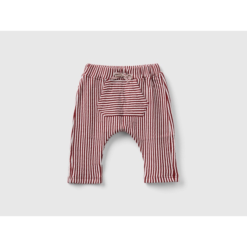 Striped Trousers With Pocket