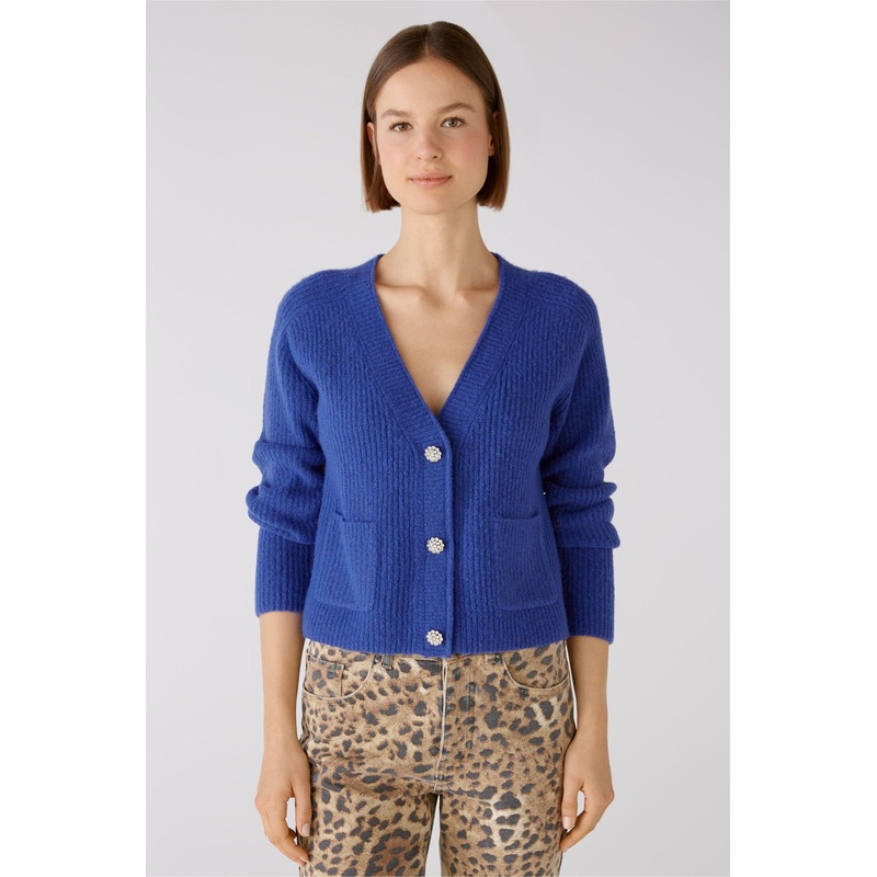 Cardigan With Wool Content