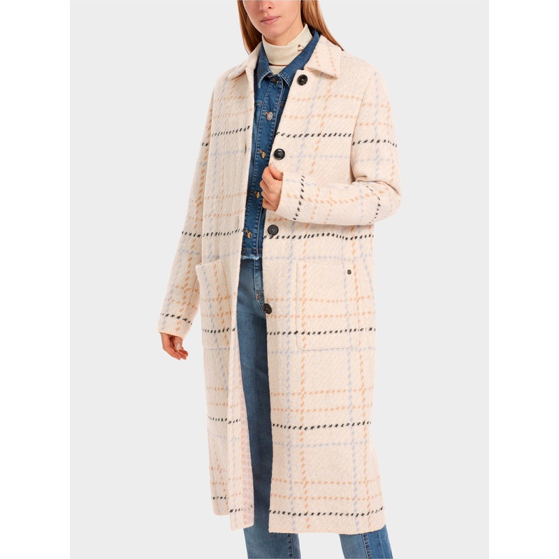 Check Coat Knitted In Germany