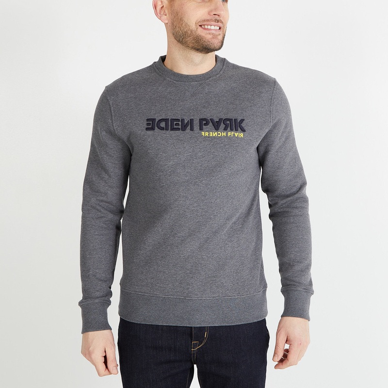 Grey Round-Neck Sweatshirt