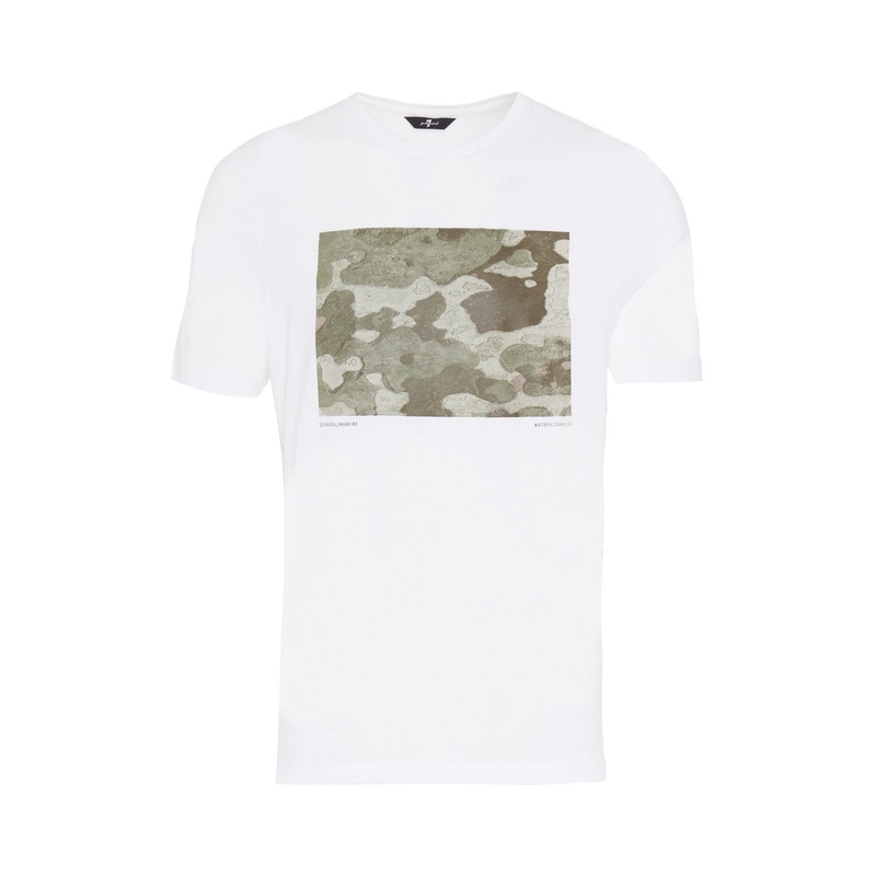 Photographic Tee Camo White