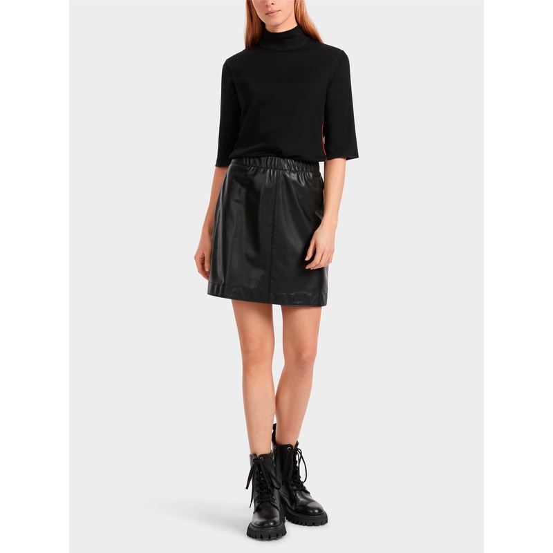Short Skirt In Fun Leather