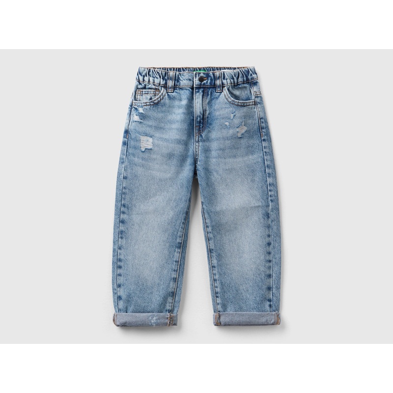 Balloon Fit Jeans With Rips