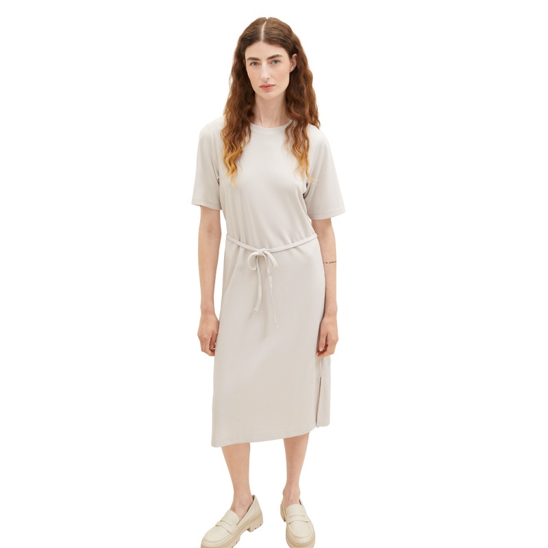 Belted Midi Midi Dress