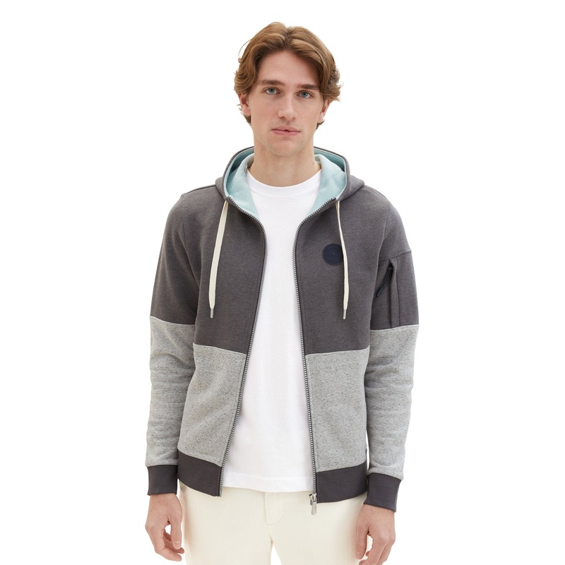 Fine Striped Hoodie