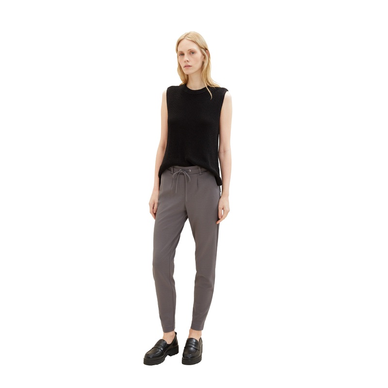 Jersey Loose Fit Chino Trousers