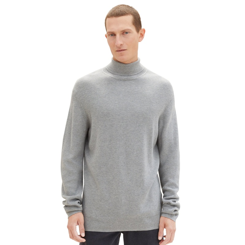 Knitted  Pullover With Turtleneck