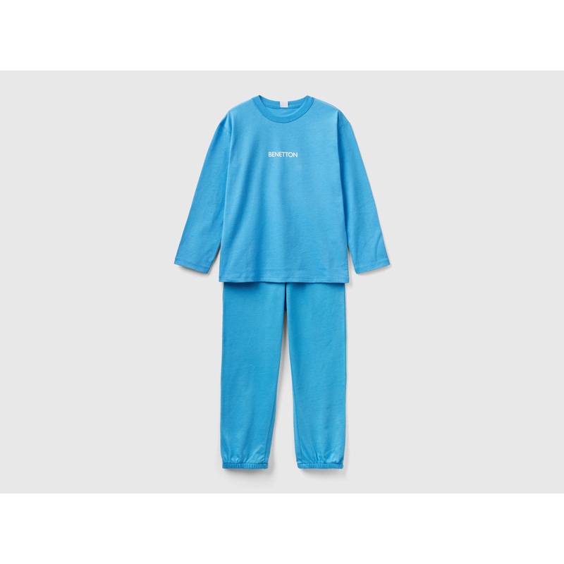 Pyjamas In 100% Cotton With Logo