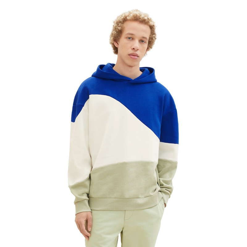 Relaxed Colorblock Hoodie