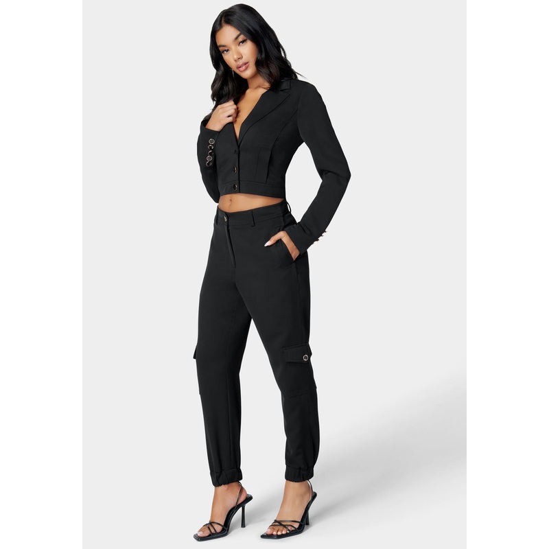 Tailored Cargo Twill Jogger Pant