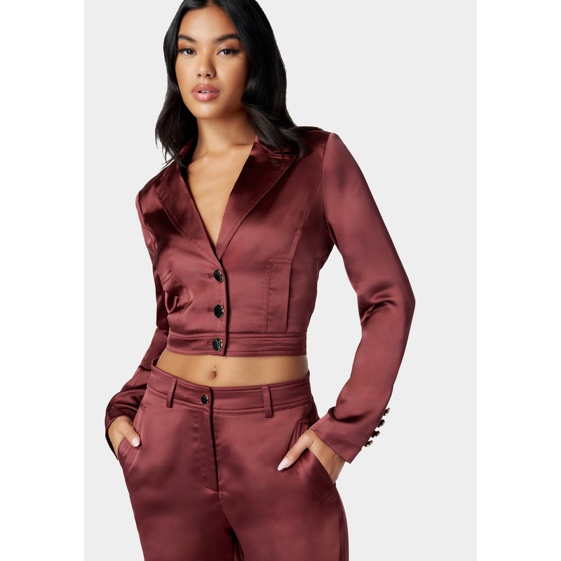 Tailored Satin Jacket