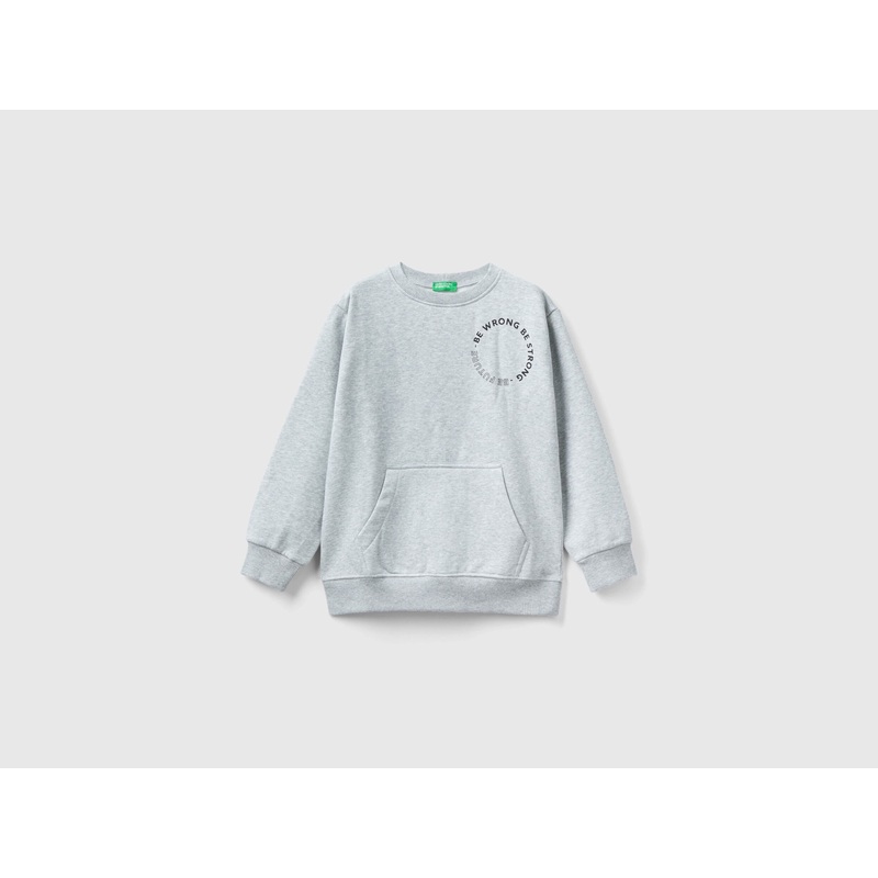 Warm Regular Fit Sweatshirt With Print