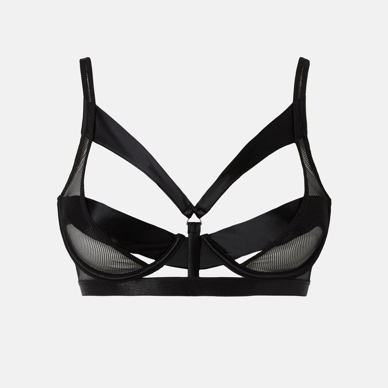 Black Carioca Bra