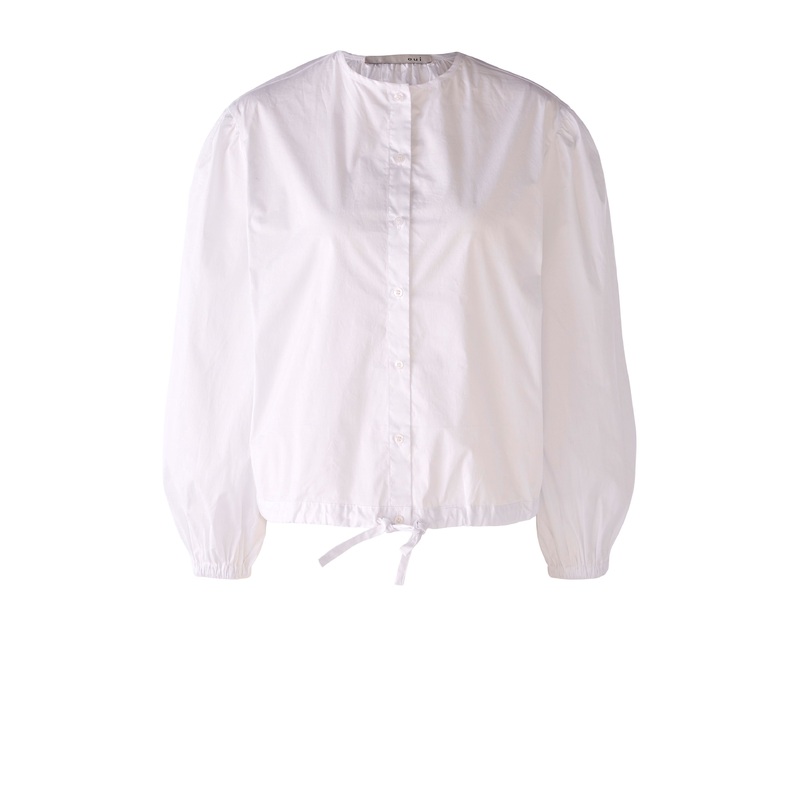 Blouse In Stretch Cotton Poplin
