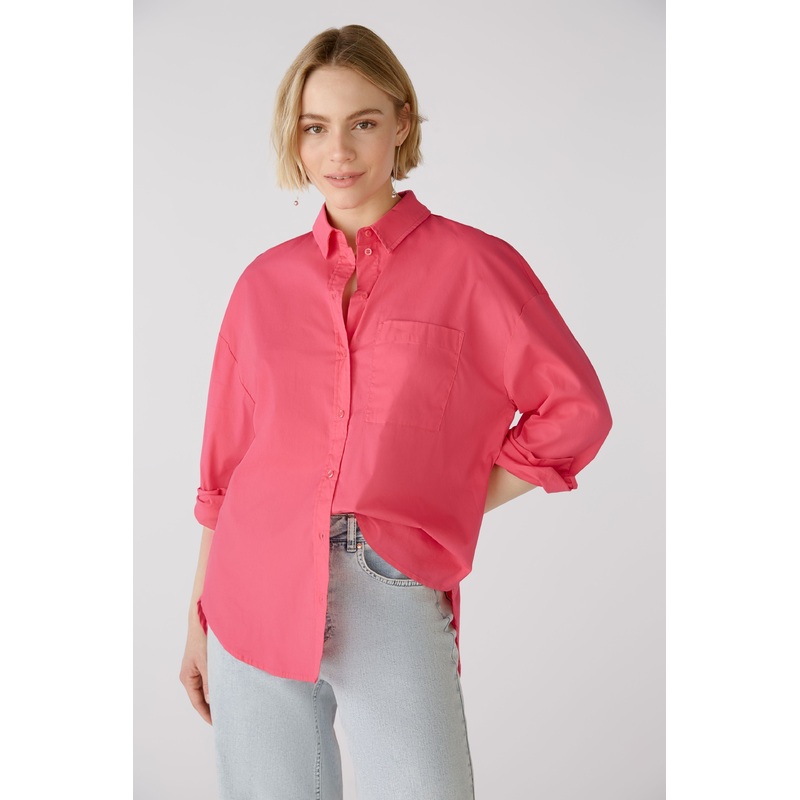 Shirt Blouse Stretch Cotton Poplin