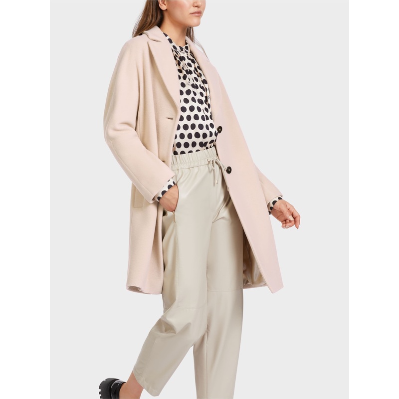 Wool Coat With Kimono Sleeves
