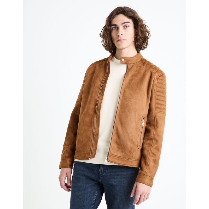 Biker Jacket - Camel
