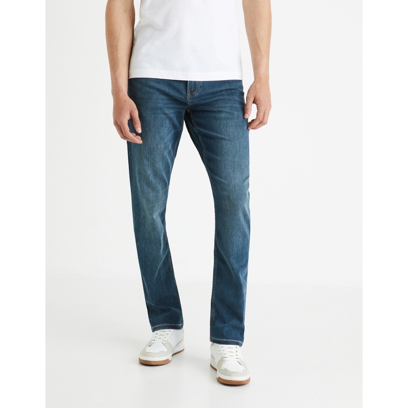 C15 Straight Jeans 3 Lengths Stretch - Double Stone