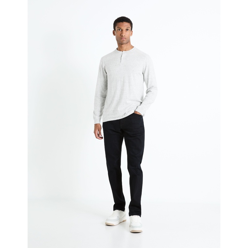 C15 Straight Jeans 3 Lengths Stretch - Navy