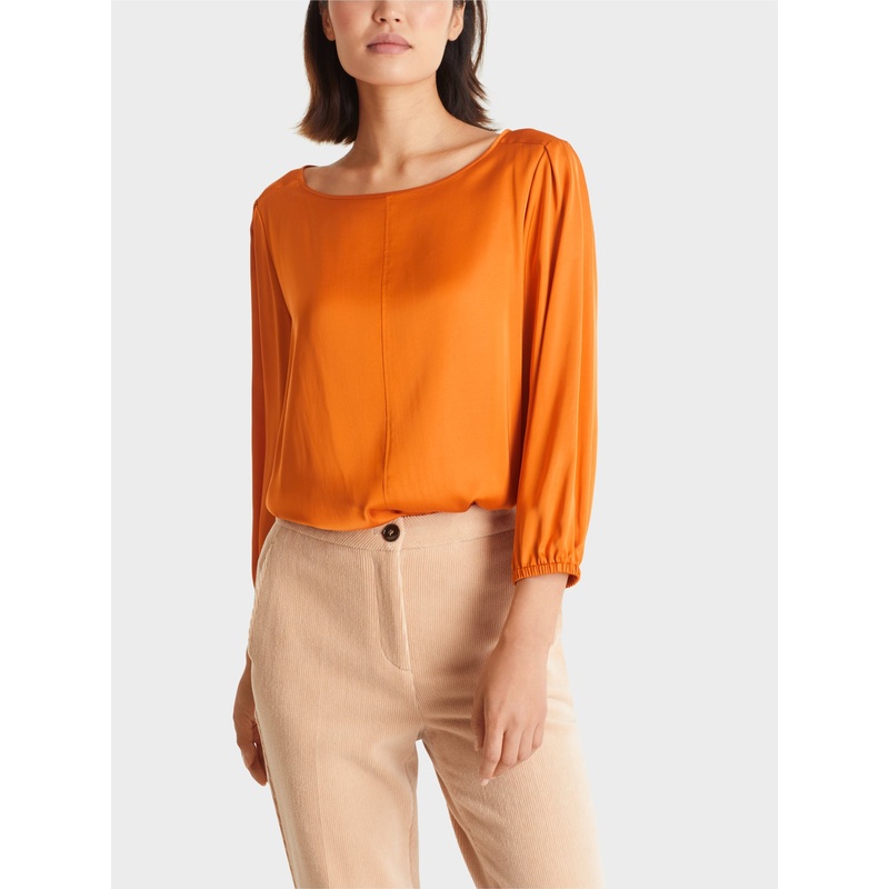 Plain-Coloured Viscose Blouse