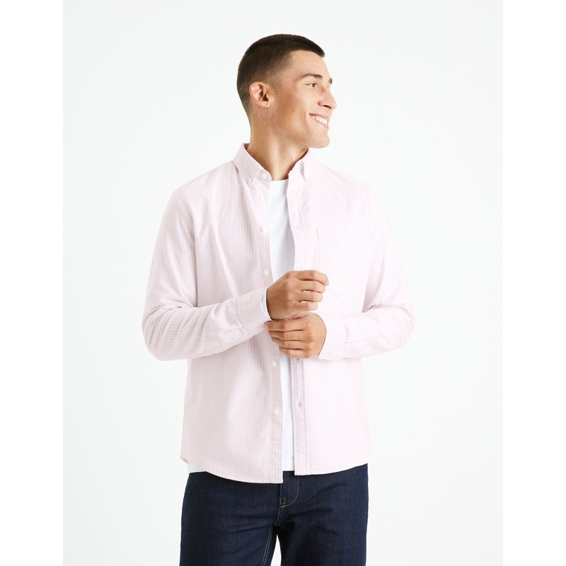 Regular Shirt 100% Oxford Cotton - Pink