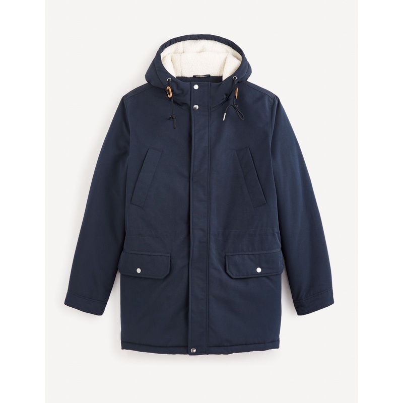 Sherpa-Lined Hooded Parka