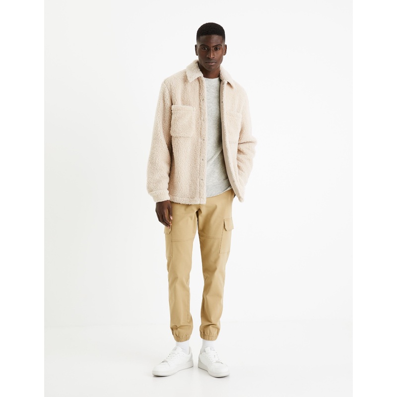 Slim Cargo Pants - Brown