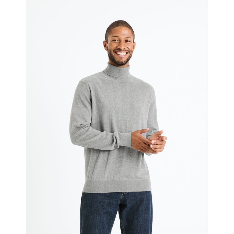 100% Cotton Turtleneck Sweater