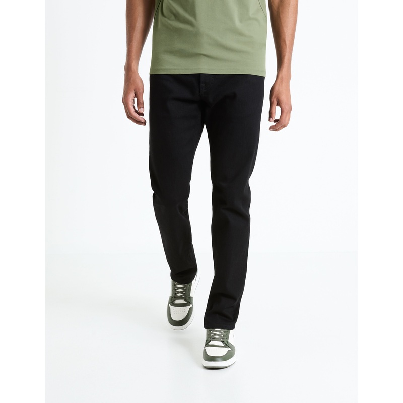 C15 Straight 3-Length Jeans - Black