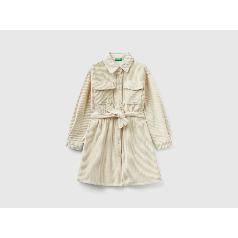 Corduroy Shirt Dress