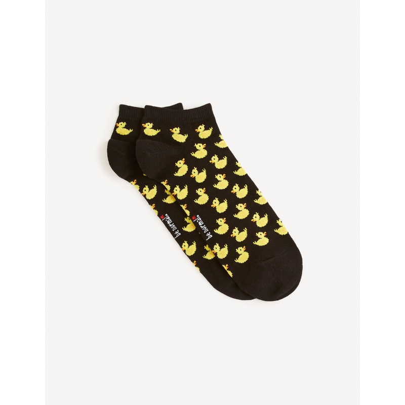 Low Cotton Socks - Black