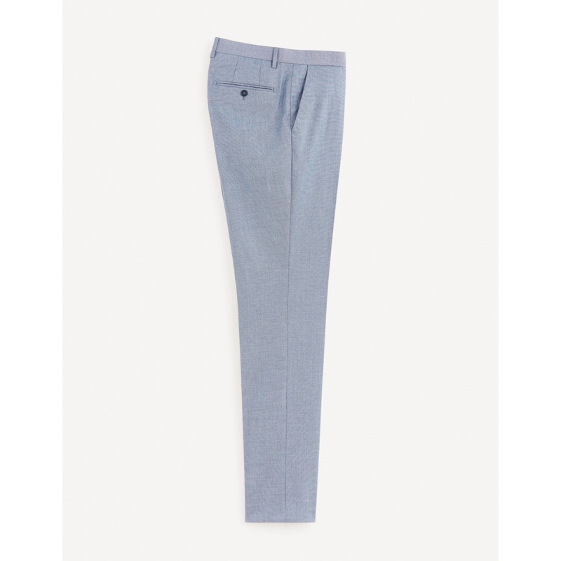 Mikro Slim Suit Trousers - Sky Blue