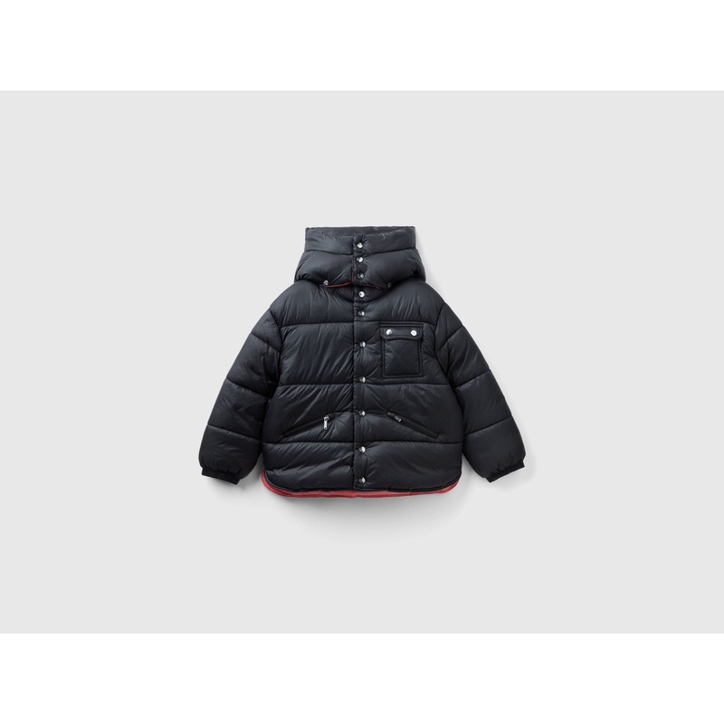Padded Jacket With Removable Hood