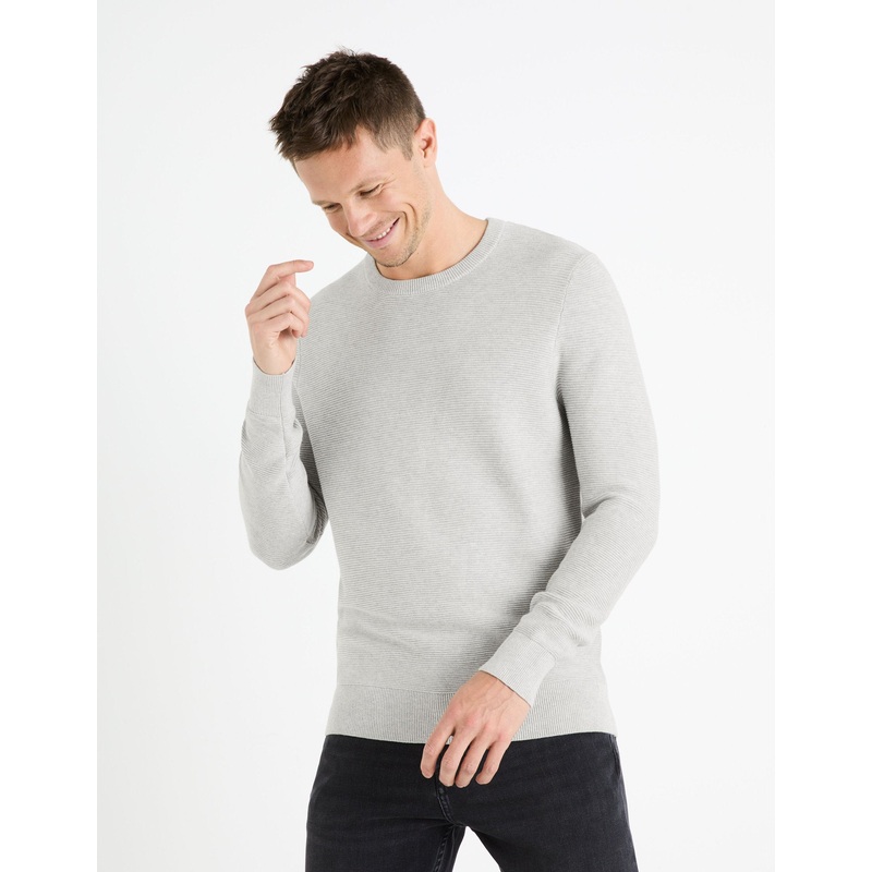Round Neck Sweater 100% Cotton