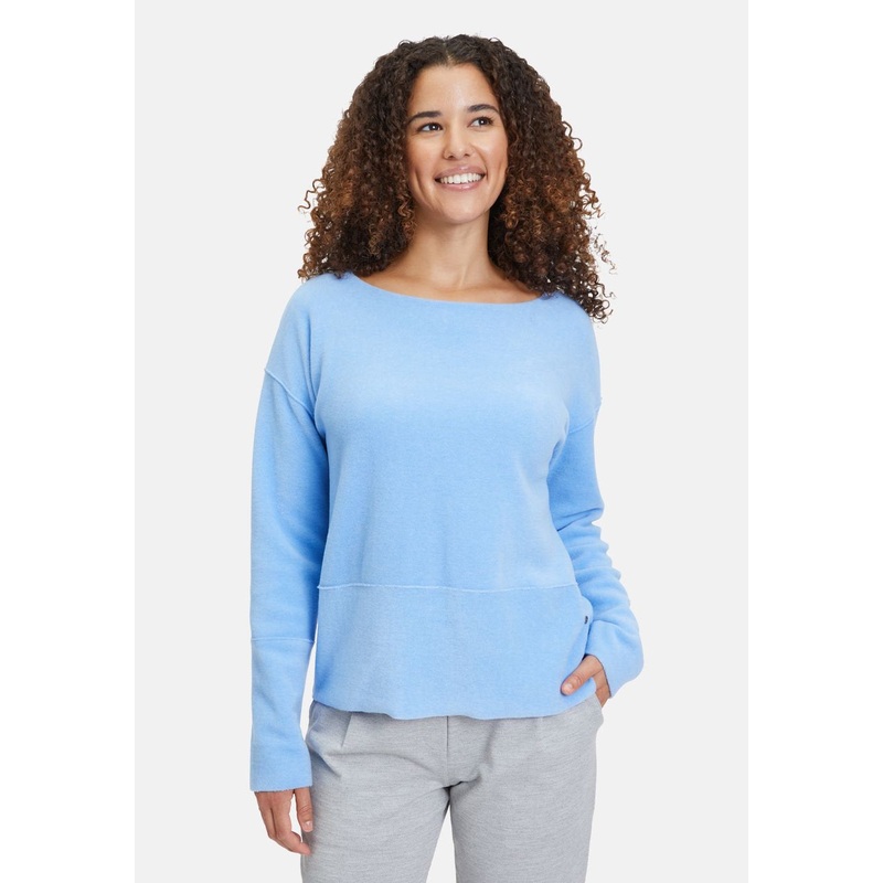 Casual-Sweatshirt With Round Neckline