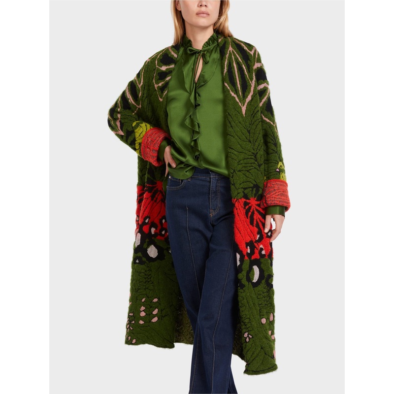 Coat With Design - Knitted In Germany