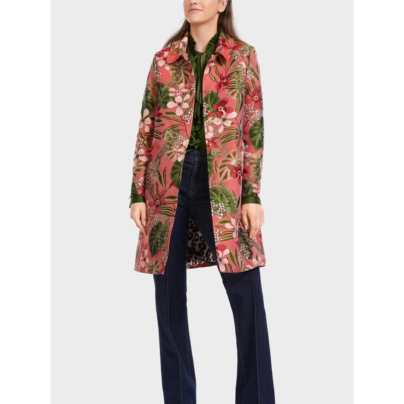 Coat With Floral Design