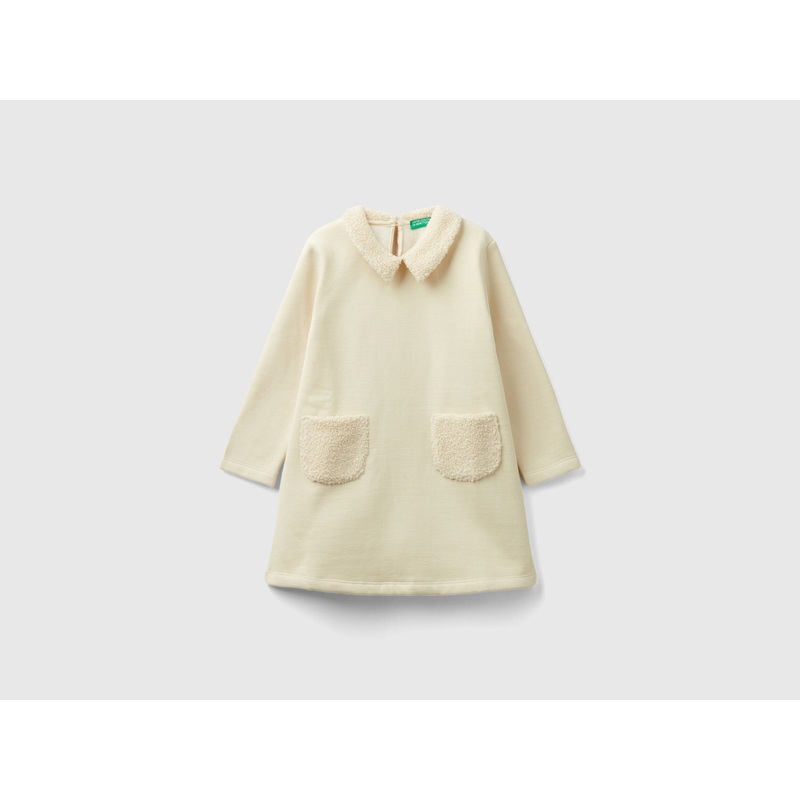 Dress In Warm Cotton Blend