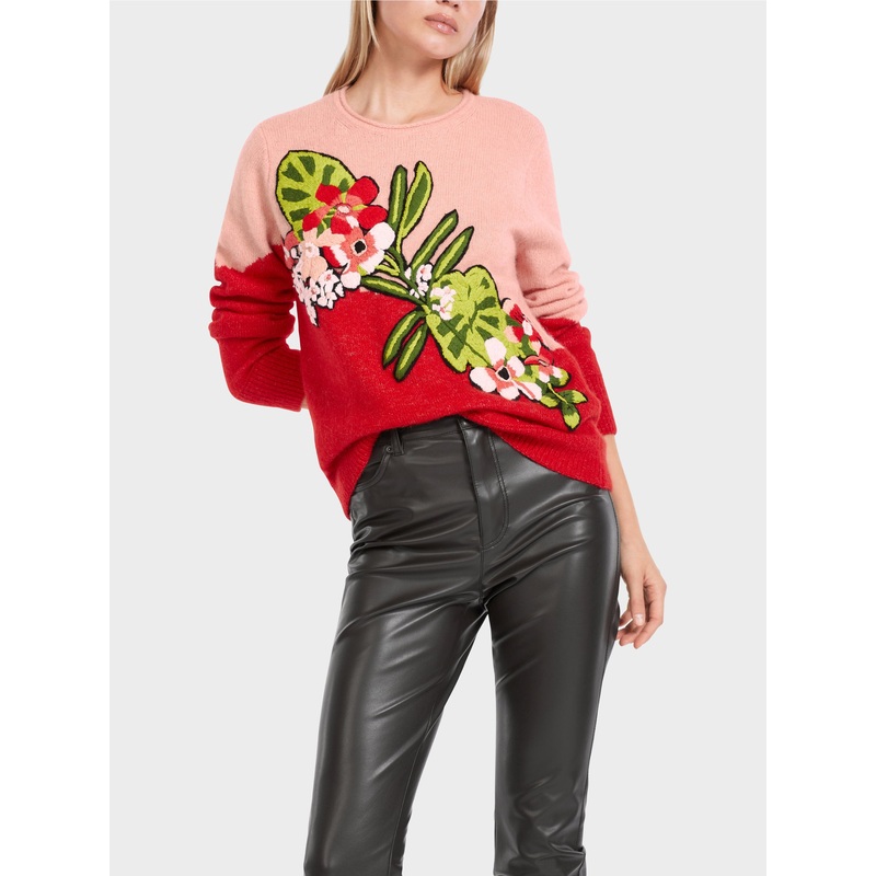 Embroidered "Rethink Together" Sweater