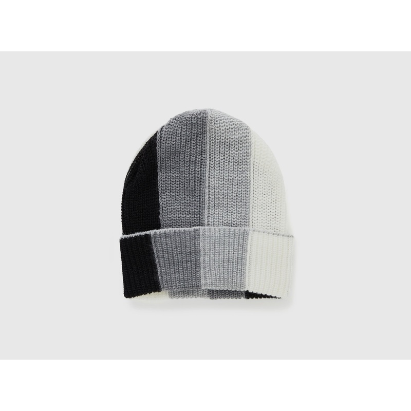 Hat In Wool Blend With Inlay