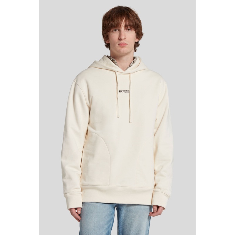 Hoodie Organic Cotton Dover White