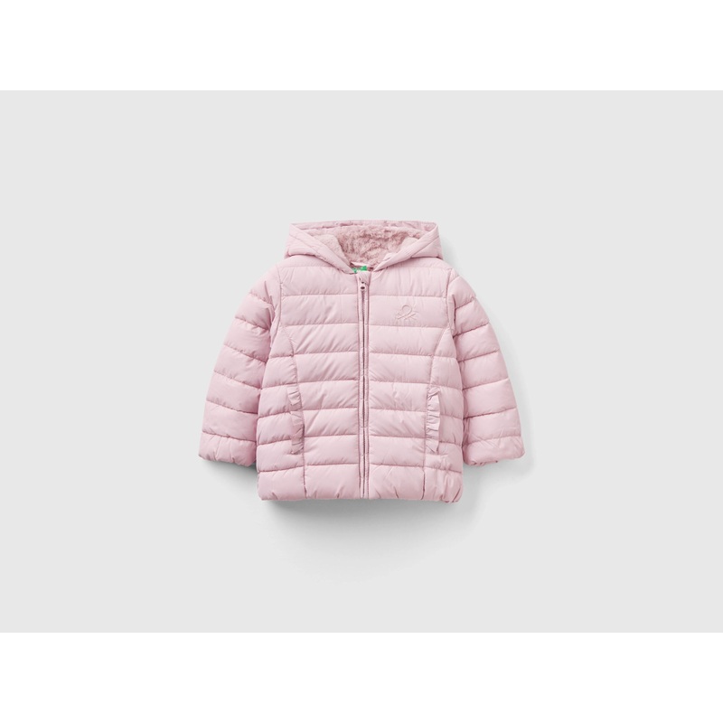 Padded Jacket With Rouches