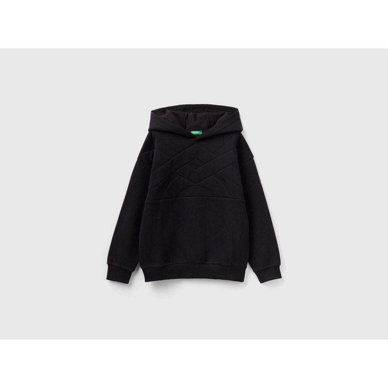 Sweatshirt With Logo In Recycled Fabric