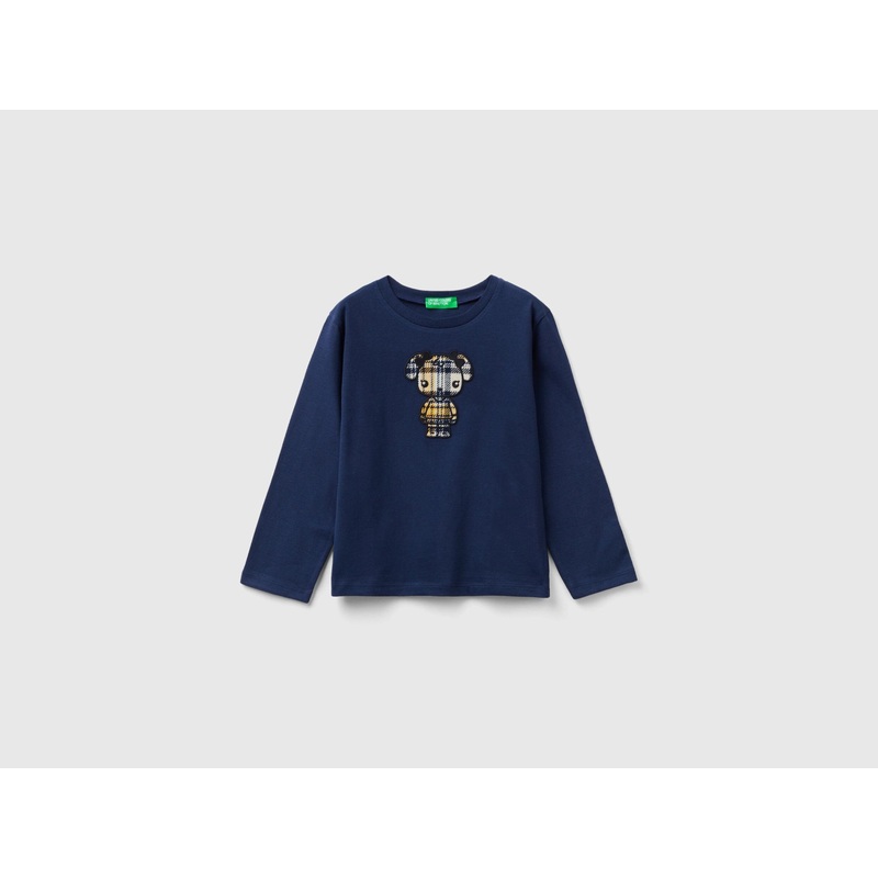 T-Shirt With Animal Embroidery