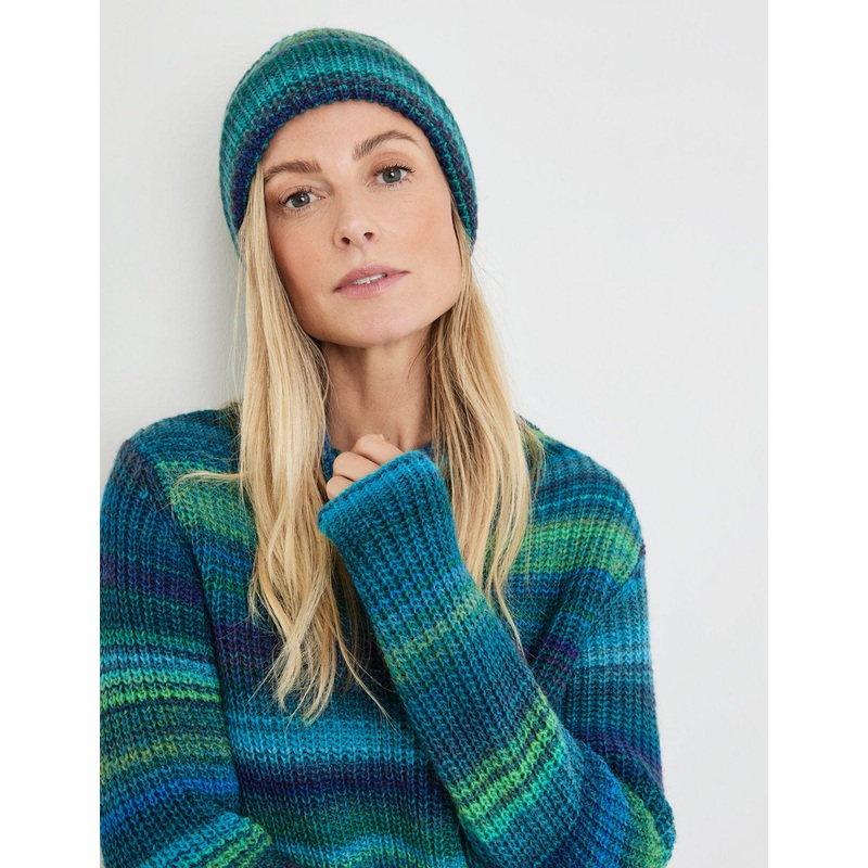 Wool Hat With A Wide Cuff