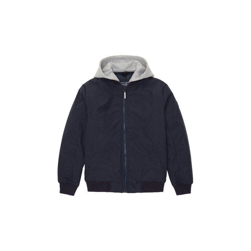 Bomber Jacket With Hood
