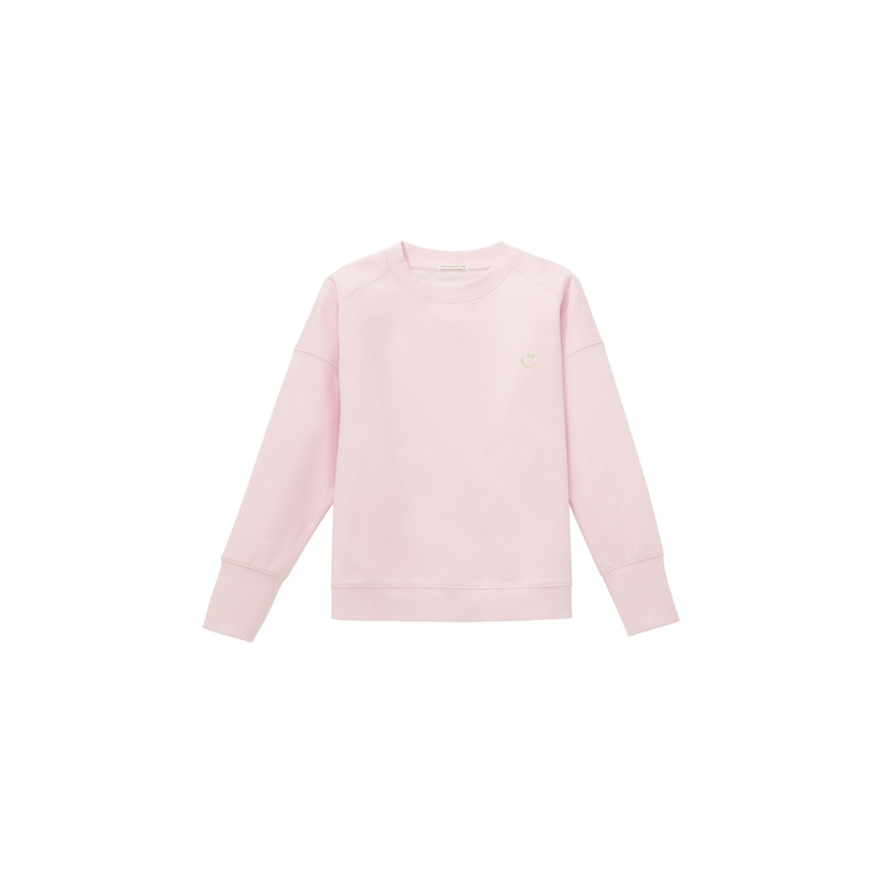Cropped Embroidered Sweatshirt