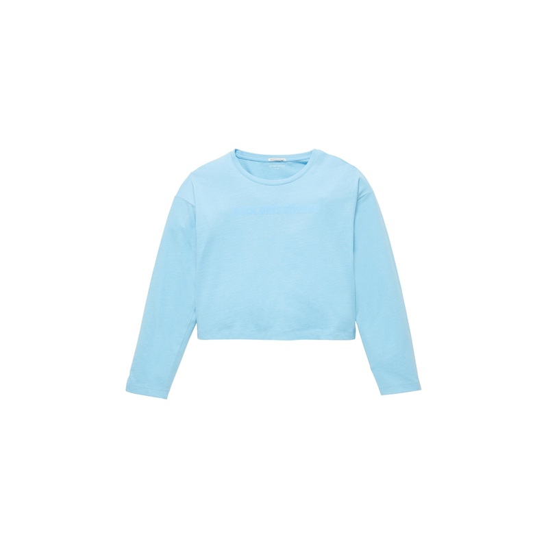 Cropped Printed T-Shirt