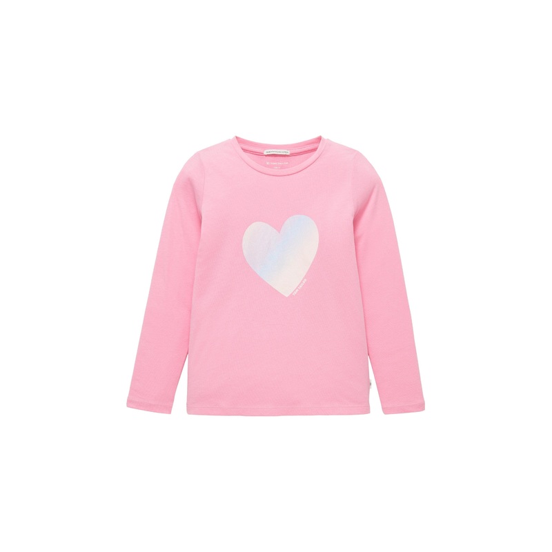 Foil Print Longsleeve T-Shirt